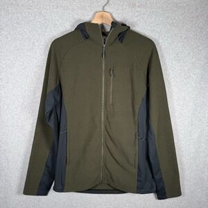 Rab Jacket Mens Medium Green Capacitor Hoody Fleece Hoodie Full Zip Outdoor